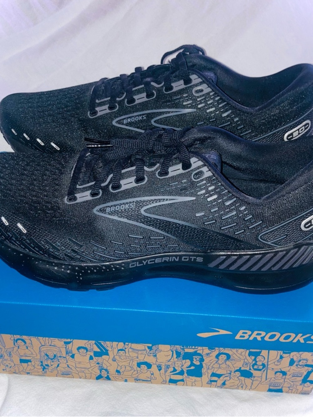Brooks Black Glycerin GTS Men’s Running Sneakers